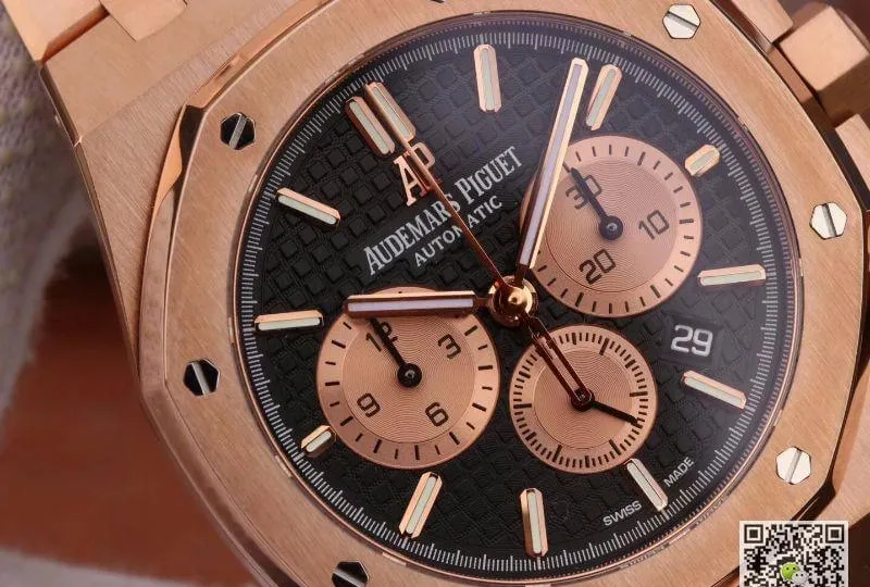 Audemars Piguet Royal Oak Chronograph 26331OR.OO.1220OR OM Factory Men Watches 1:1 Best Edition Replica Watch Swiss ETA7750 18K Rose gold on stainless steel bezel